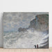 Reproductie van het schilderij Hevige storm in Étretat - Claude Monet