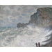 Reproductie van het schilderij Hevige storm in Étretat - Claude Monet