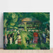 Reproduction of the painting Tennis painting at Newport - George Bellows