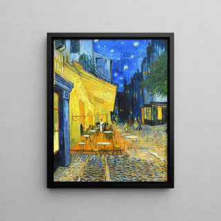 Terras van het café 's avonds - Vincent Van Gogh