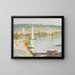 Quai de Concarneau - Terrick Williams — ingelijst kunstwerk aan de muur