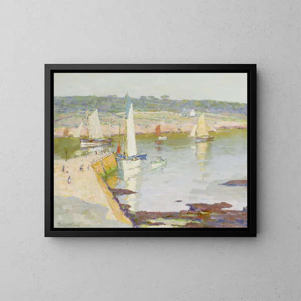 Quai de Concarneau - Terrick Williams — ingelijst kunstwerk aan de muur