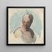 Hoofd van een man - Honor Daumier — ingelijst kunstwerk aan de muur