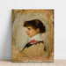 Reproductie van het schilderij Hoofd van een model - John William Waterhouse