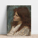 Reproductie van het schilderij Hoofd van een meisje - John William Waterhouse