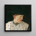 Tête d'une paysanne - Wilhelm Leibl — framed artwork on a wall