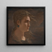 Hoofd van Medusa - Elihu Vedder — ingelijst kunstwerk aan de muur