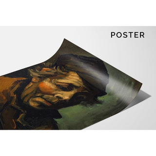Tête de paysan - Vincent Van Gogh | Reproduction Tableau Décoration murale affiche copie