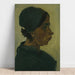 Reproductie van het schilderij Hoofd van een boerenvrouw - Vincent van Gogh