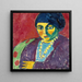 Hoofd van een Vrouw Hélène - Alexej von Jawlensky — ingelijst kunstwerk aan de muur