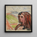 Tête voor Tête in het Landschap - Edvard Munch — ingelijst kunstwerk aan de muur