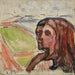Tête voor Tête in het Landschap - Edvard Munch — weergave van het kunstwerk