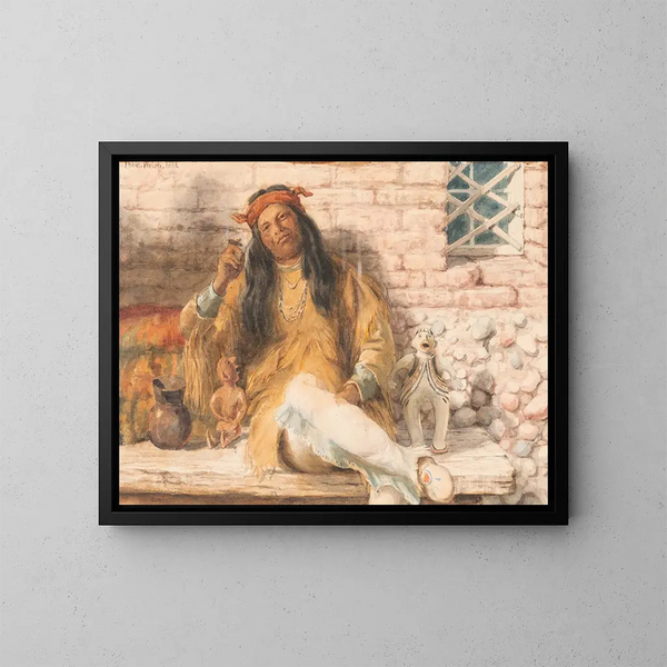 Rust van de middag - Thaddeus Welch — ingelijst kunstwerk aan de muur