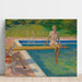 Reproductie van het schilderij The Viscountess Castlerosse, Palm Springs van Sir John Lavery