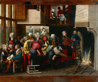 The Brunswick Monogrammist - A Brothel Scene.webp