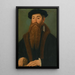 Portret van een edelman - De Meester van de jaren 1540 — ingelijst kunstwerk aan de muur