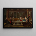 De Gespreksvoering - L'École de Vanmour — ingelijst kunstwerk aan de muur