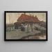 Vue de village - Theo Mesker — ingelijst kunstwerk aan de muur