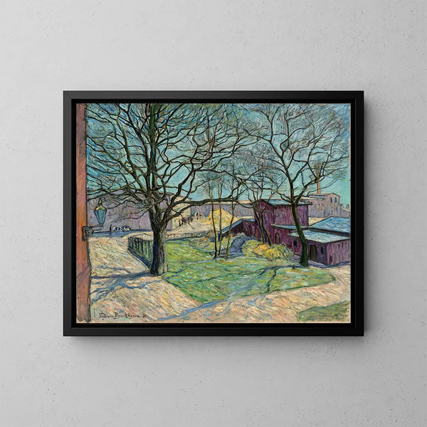 Landhuis in Seelow - Theo Von Brockhusen — ingelijst kunstwerk aan de muur