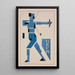 Project affiche - Theo van Doesburg — ingelijst kunstwerk aan de muur