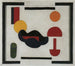Natuurstudie compositie V - Theo van Doesburg — weergave van het kunstwerk