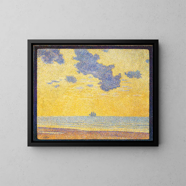 Grote Wolken - Theo van Rysselberghe — ingelijst kunstwerk aan de muur