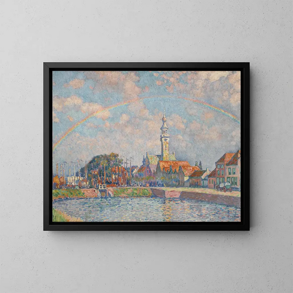 L'Arc-en-ciel - Theo van Rysselberghe — ingelijst kunstwerk aan de muur