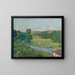 De vallei van de Sambre - Theo van Rysselberghe — ingelijst kunstwerk aan de muur