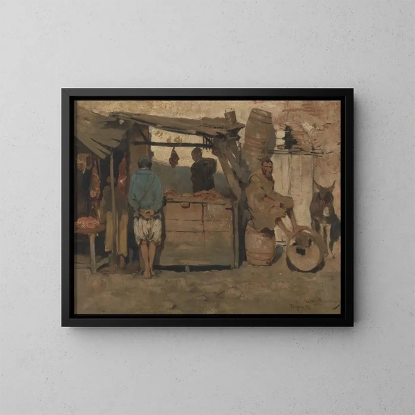 Boucher marokkaans - Theo van Rysselberghe — ingelijst kunstwerk aan de muur