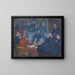 La Lecture - Theo van Rysselberghe — ingelijst kunstwerk aan de muur