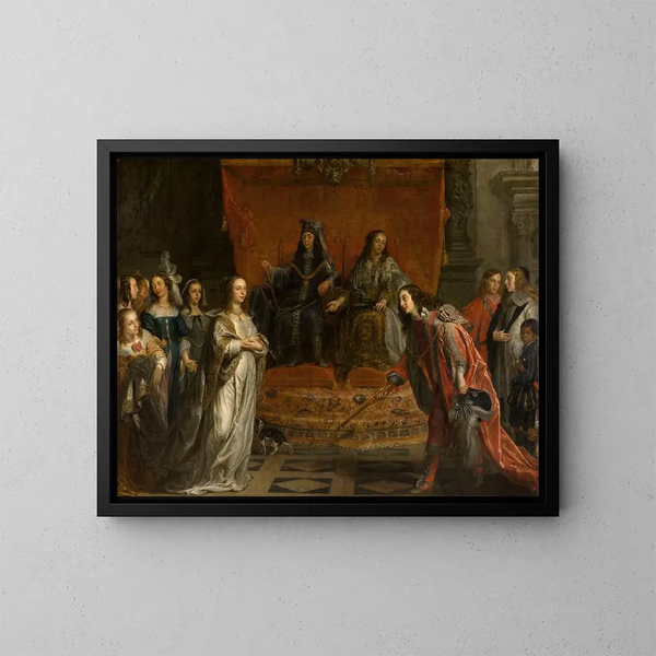 L'Envoyé - Theodoor Boeyermans — ingelijst kunstwerk aan de muur