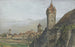 Partial view of Rothenburg ob der Tauber - Theodor Alt — artwork view
