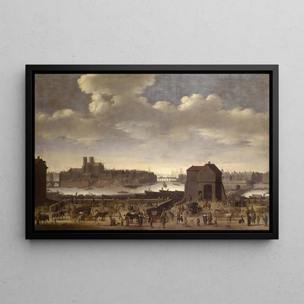 Theodor Dirck Matham - Le quai et le pont de la Tournelle vers 1646.webp