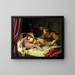 De moord op de zonen van Eduard IV - Theodor Hildebrandt — ingelijst kunstwerk aan de muur