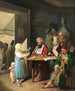 Grieks en Turken in een Weense café - Theodor Leopold Weller — weergave van het kunstwerk
