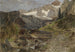 Gosaumühle met Dachstein - Theodor von Hermann — weergave van het kunstwerk