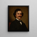 Portret van een man - Theodore Clement Steele — ingelijst kunstwerk aan de muur