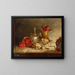 Natuurtafereel met fruit en een urn - Theodore Clement Steele — ingelijst kunstwerk aan de muur
