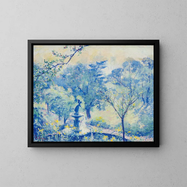 Fontaine de Bethesda, Central Park, New York - Theodore Earl Butler — ingelijst kunstwerk aan de muur