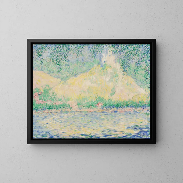 Château-Gaillard, Les Andelys aan de Seine - Theodore Earl Butler — ingelijst kunstwerk aan de muur