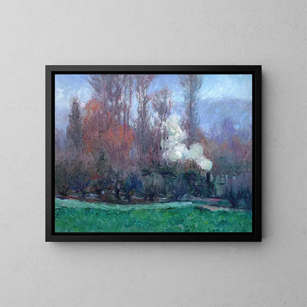 De Trein in Giverny - Theodore Earl Butler — ingelijst kunstwerk aan de muur
