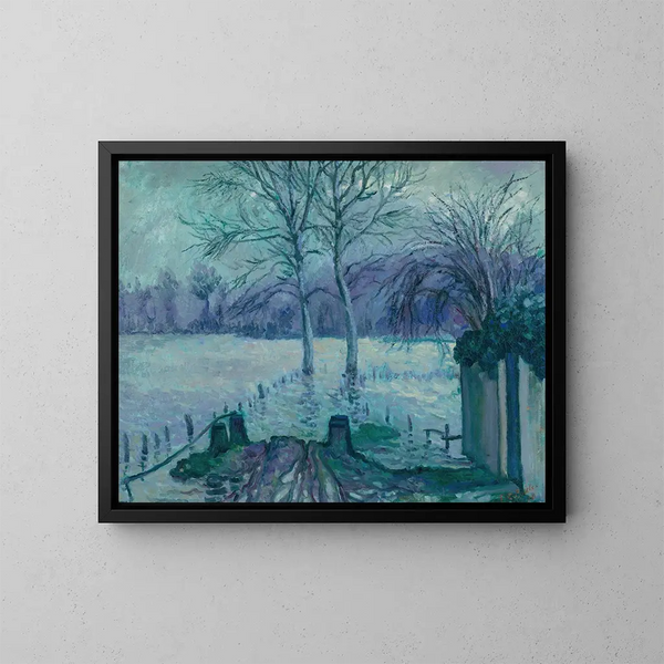 Les Ajuj Giverny - Theodore Earl Butler — ingelijst kunstwerk aan de muur
