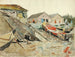 van de droge deksels op kano's - Theodore J. Richardson — weergave van het kunstwerk