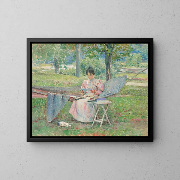 Correspondentie - Theodore Robinson — ingelijst kunstwerk aan de muur