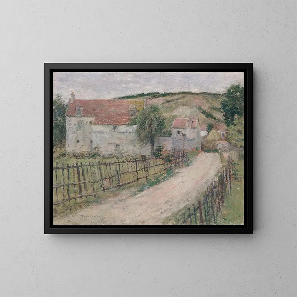 Le Vieux Moulin - Theodore Robinson — ingelijst kunstwerk aan de muur