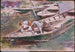 Twee in een boot - Theodore Robinson — weergave van het kunstwerk