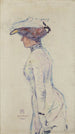 Silhouette de Madame Georges à Ambleteuse - Théo van Rysselberghe | Reproduction — weergave van het kunstwerk