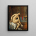 À sa toilette - Théodore Chassériau — framed artwork on a wall