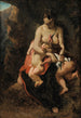 Médée sur le point de tuer ses enfants - Théodore Chassériau — weergave van het kunstwerk