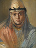 Young Algerian Jewish Woman Head - Théodore Chassériau — artwork view